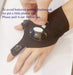 XIANGZHU 3 Pairs Flashlight Gloves, Fingerless LED Gloves, Birthday Gifts for Man, Hands Free Flashlights for Working in Darkness Places Fishing, Repair, Camping, Hiking, Running