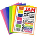 JAM Paper Plastic 2 Pocket Folders, Metal Clasp Fasteners, Assorted Primary Colors, 6/Pack
