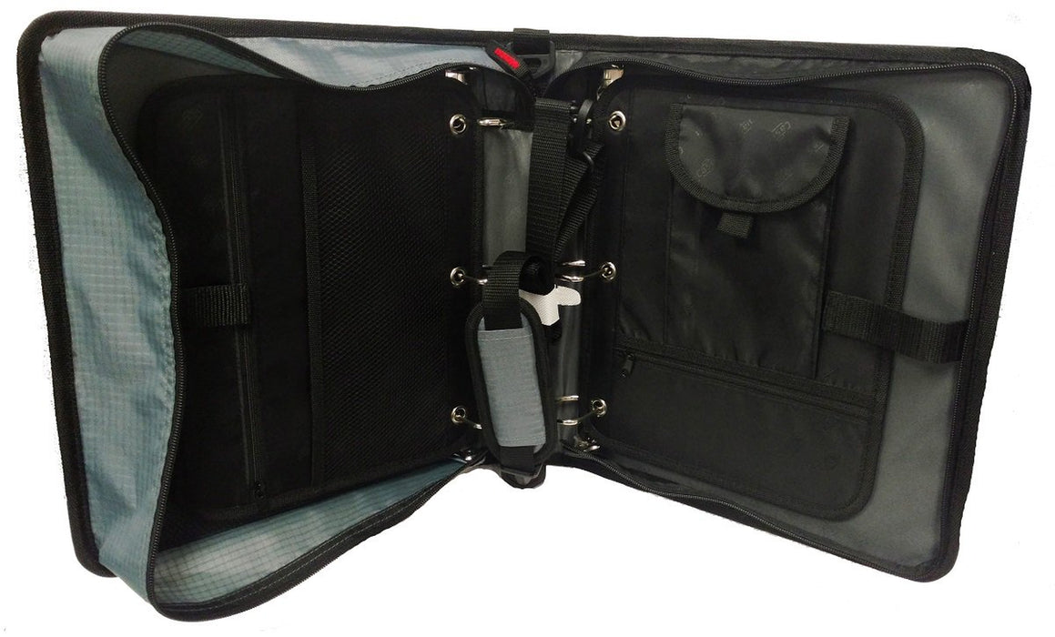 Case It Dual-121-A, Binder 2-In-1 Zipper Binder