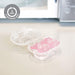 Baby Pacifier | 0-6 Months | Includes Sterilizing Case | 2-Pack | Soft Silicone | Bpa-Free | Supports Natural Suckling | Pink and Clear