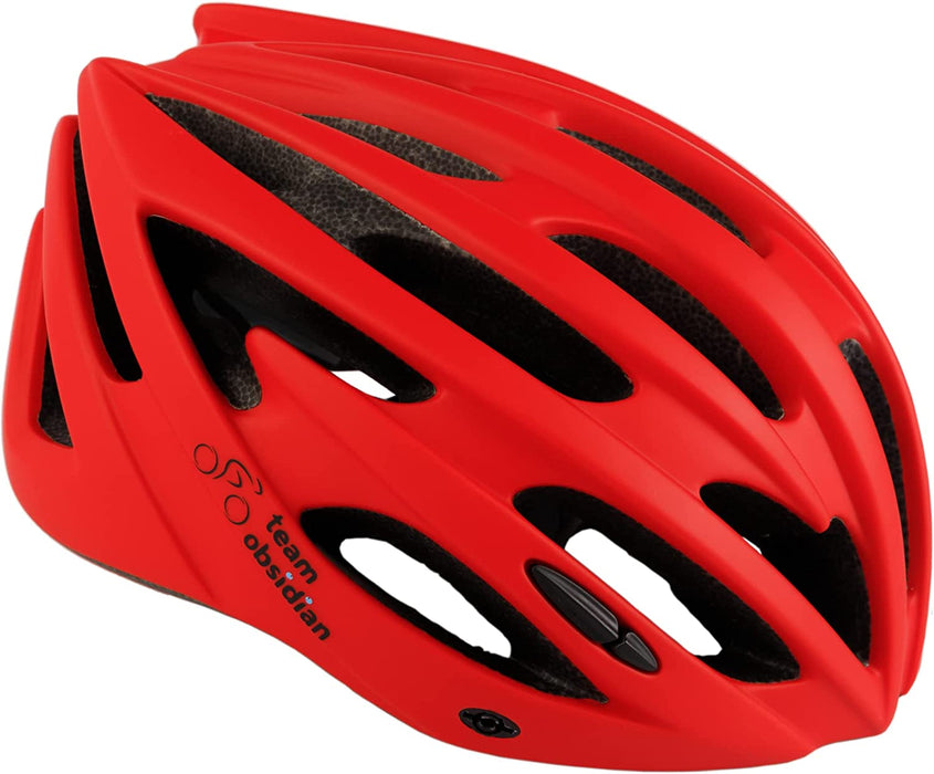 Team Obsidian Airflow Adult Bike Helmet - Lightweight Helmets for Adults with Reinforcing Skeleton - Unisex Bicycle Helmets for Women and Men - Comfortable and Breathable Cycling Mountain Bike Helmet