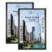 Mainstays 16" X 24" Rounded Picture Frames, Black, Set of 2