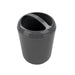 Mainstays Modern 4 Piece Solid Print Plastic Bath Accessories Set, Silver