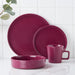 Coupe Dinnerware Set, Service for 8, Black Matte, 32 Piece