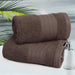Premium Cotton 4 Pack Bath Towel Set - 100% Pure Cotton - 4 Bath Towels 27X54 - Ideal for Everyday Use - Ultra Soft & Highly Absorbent - Chocolate Brown