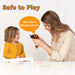 Articulated Slug Fidget Toy Flexible Swing Rotation ASMR Toys EDC Fidget Toys BPA Free anti Stress Anxiety Autism ADHD OCD ADD Sensory Toys Gift for Kids and Adults (Black & Orange)