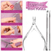 Nail Care Tool Kit,  Nail Files 100/180, Buffer Block, Cuticle Nippers, Cuticle Pusher, Cuticle Peeler, Nail Lifter for Ingrown Toenails, Toenail File, Nail Brush, for Manicure and Pedicure