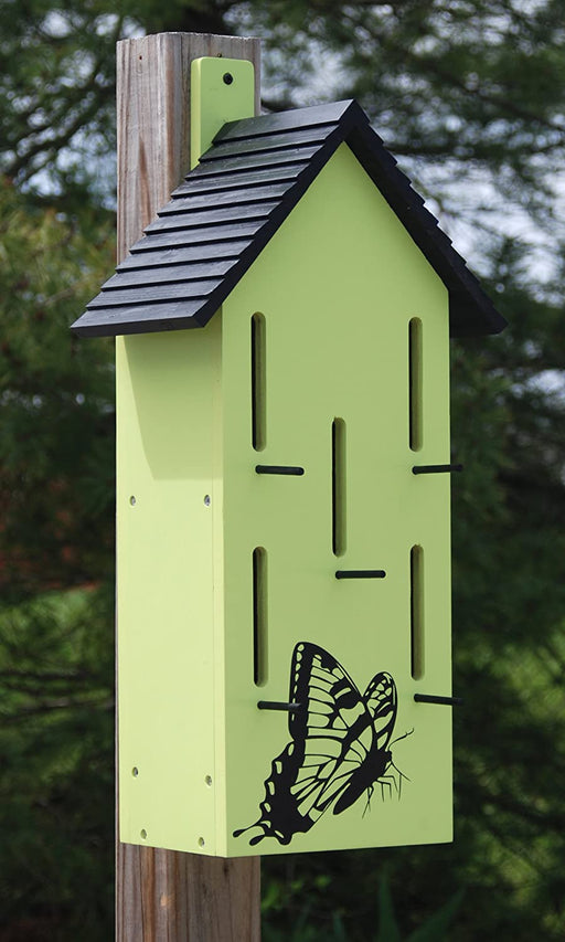 Classic Butterfly House with Perches, Green