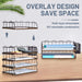 Desk Organizer, Paper Tray, Stackable Letter Tray Organizer with Pen Holder (2 Layer)