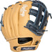 2022 Playmaker Series Baseball Glove, Camel/Navy, 11.5 Inch, Right Hand Throw