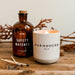 Farmhouse Candle | Autumn, Cinnamon, and Nutmeg, Fall Scented Soy Candles for Home | 12Oz Stone Jar, 60+ Hour Burn Time, Made in the USA