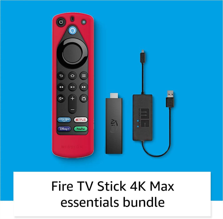 Fire TV Stick 4K Max Streaming Device, Wi-Fi 6, Alexa Voice Remote (Includes TV Controls)