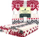 Christmas Throw Blanket | Holiday Christmas Red Fleece Blanket | Soft, Plush, Warm Winter Cabin Throw, 50X60 (Red Snowflakes)